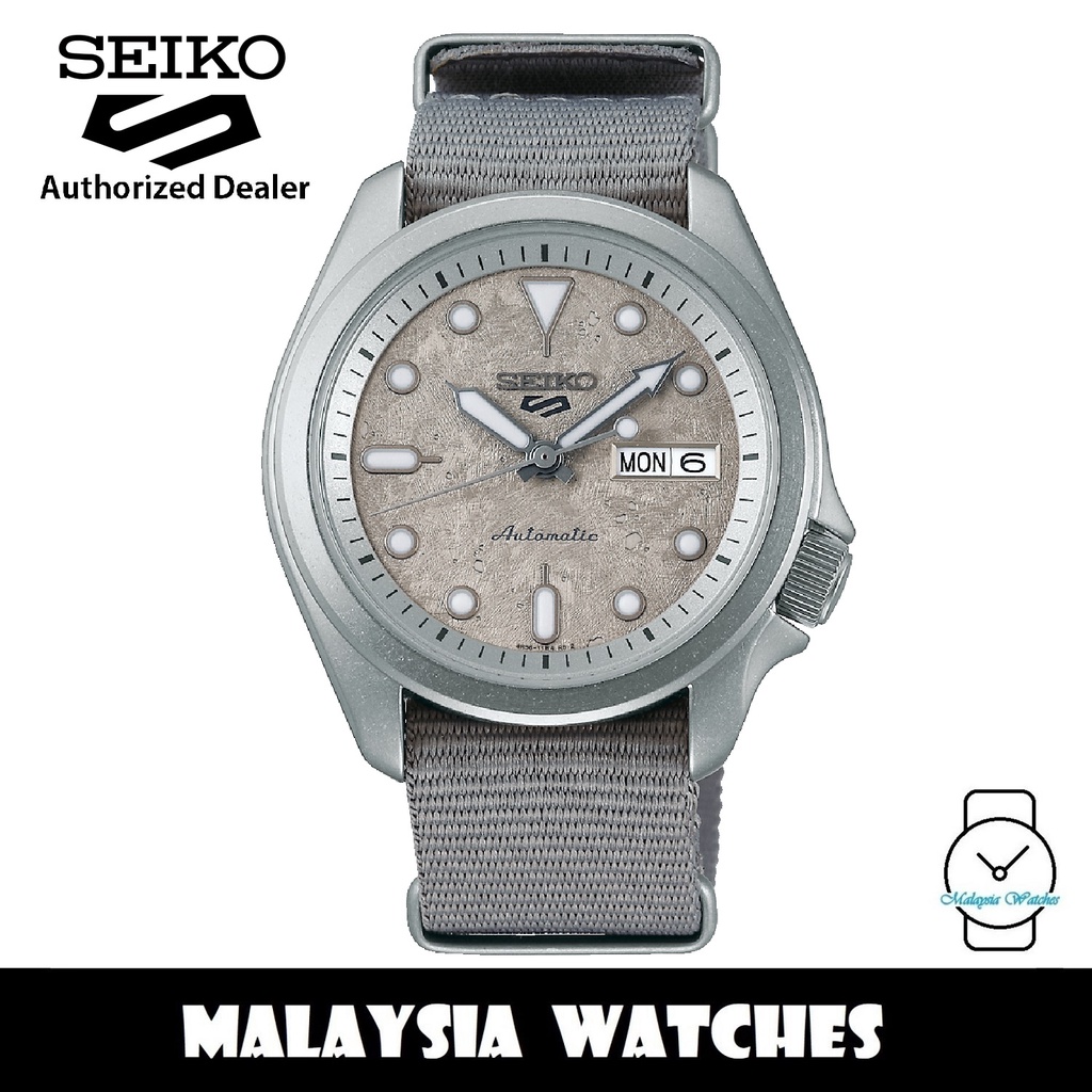 Seiko 5 Sports Superman SRPG63K1 Cement Collection Automatic 100M Hardlex  Glass Grey Nylon Strap Watch SRPG63K SRPG63 | Shopee Malaysia