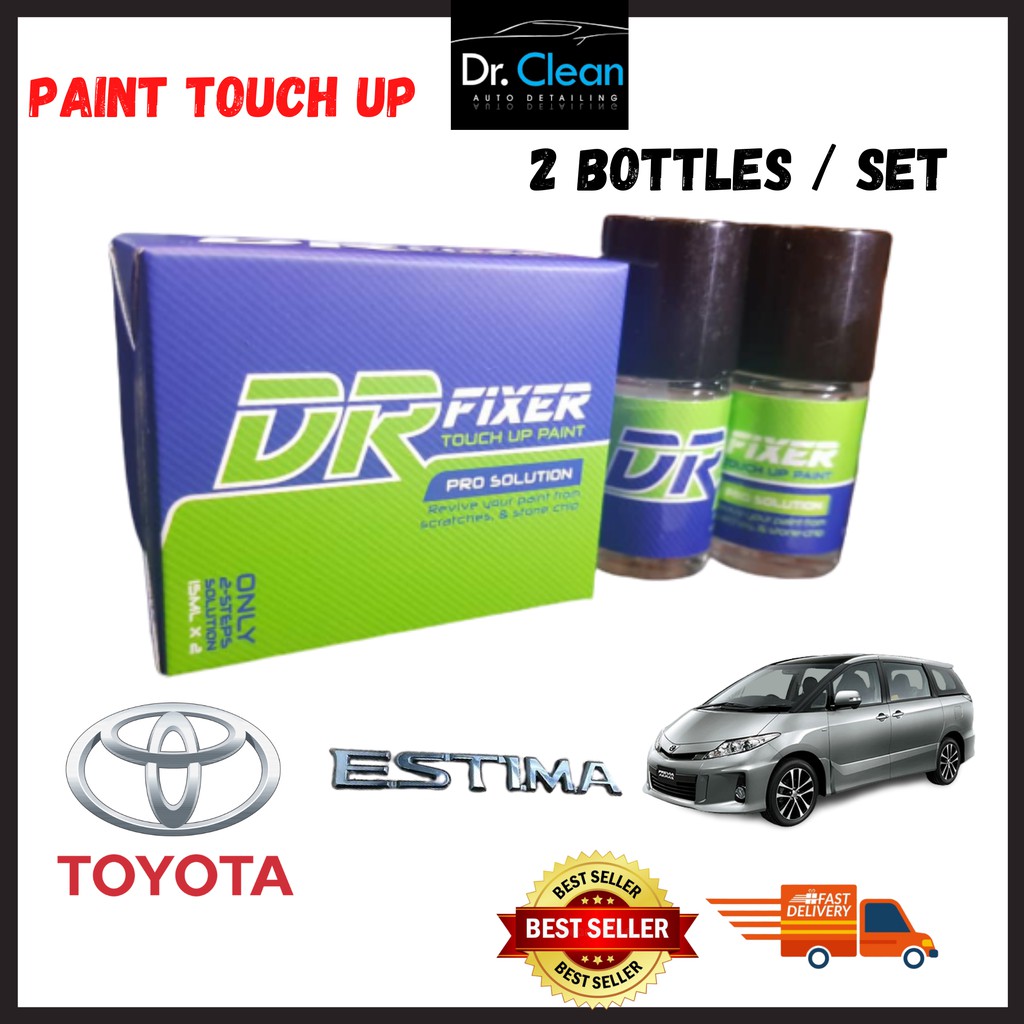 Toyota Estima Original Touch Up Paint Cat Kereta Original Dr Fixer Touch Up Combo Set Car Touch Up Shopee Malaysia