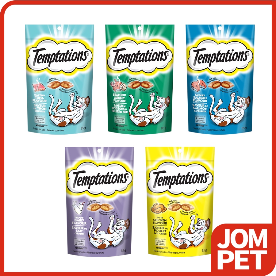Temptations Cat Treats 75g / Creamy Dairy Cat Treats / Makanan Ringan