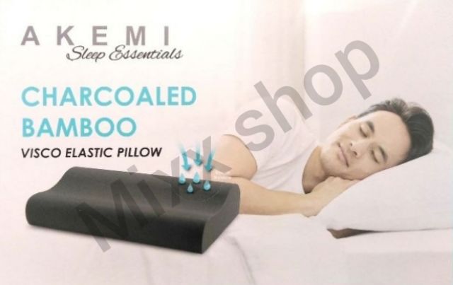 akemi bamboo charcoal memory pillow review