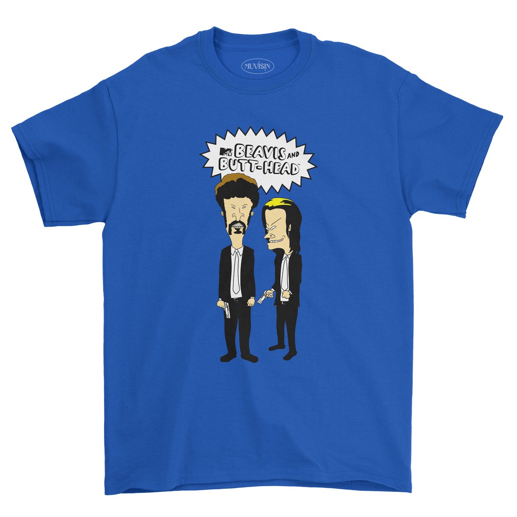 Beavis AND BUTT-HEAD X PULP FICTION MOVIE MERCH T-SHIRT