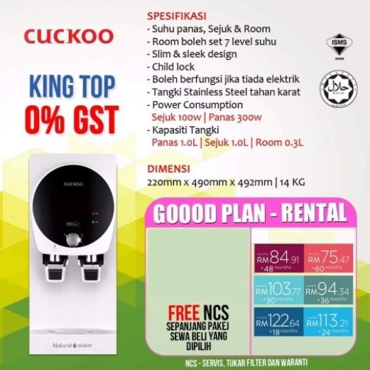 Cuckoo King Top Water Purifier Shopee Malaysia