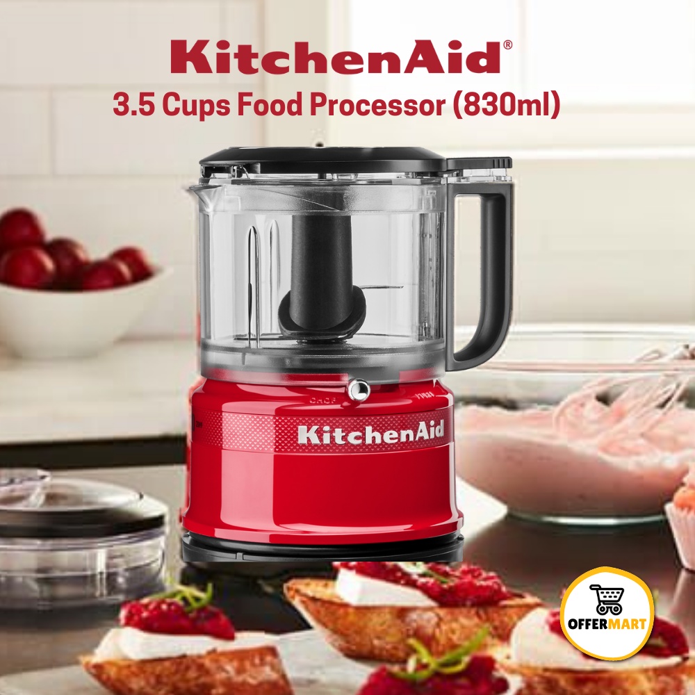 KitchenAid 3.5Cup (830ml) Food Chopper 2 Speed Lightweight Mini Food