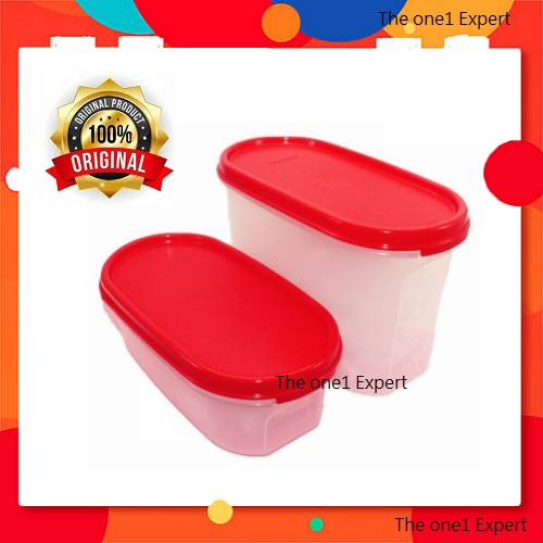 Tupperware Modular mate Oval 500ml/1.1L (RED) <ORIGINAL>