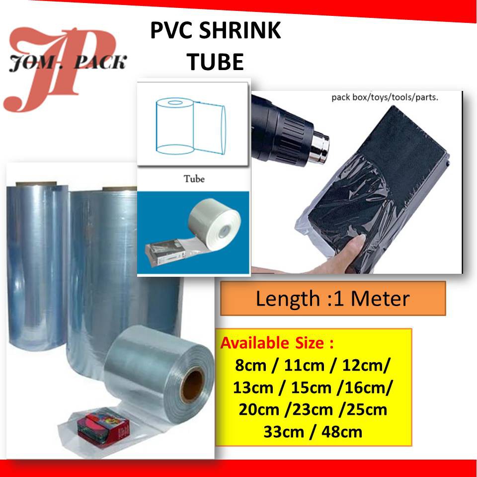 PVC Shrink tube Heat Shrink 8cm/11cm/13cm/15cm/20cm/33cm/48cm Heat