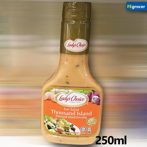 Lady S Choice Sos Salad Thousand Island Coleslaw Dressing 250ml Shopee Malaysia