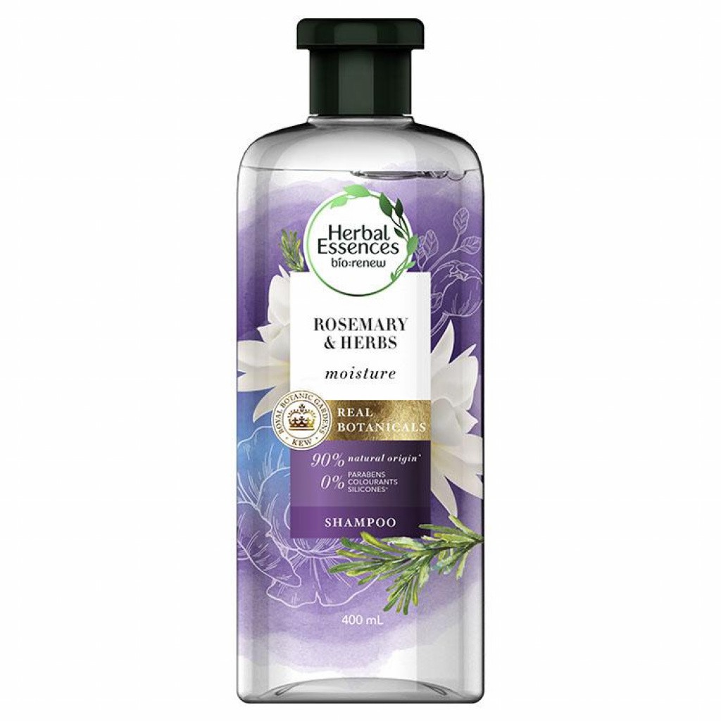 Clairol Herbal Essences Bio Renew Shampoo 400ml Moisture Rosemary ...