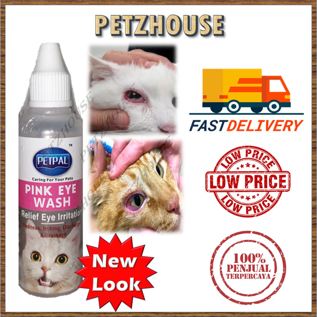 Buy Petpal Pink Eye Wash / Relief Eye Irritation (Dog u0026 Cat) 40ml 