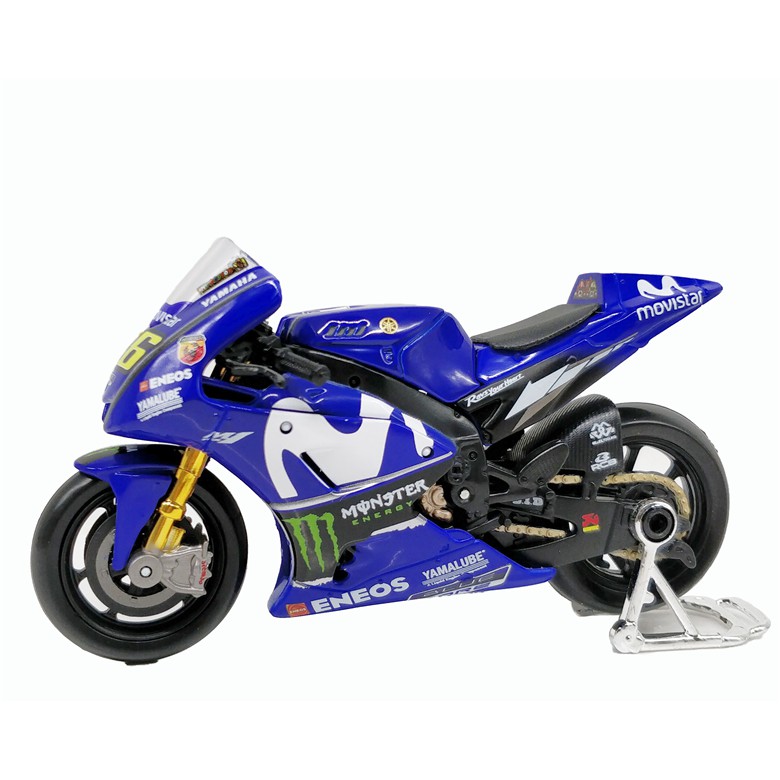 Yamaha YZR-M1 #46 Valentino Rossi Blue 1/18 Diecast Motorcycle Model by Maisto 