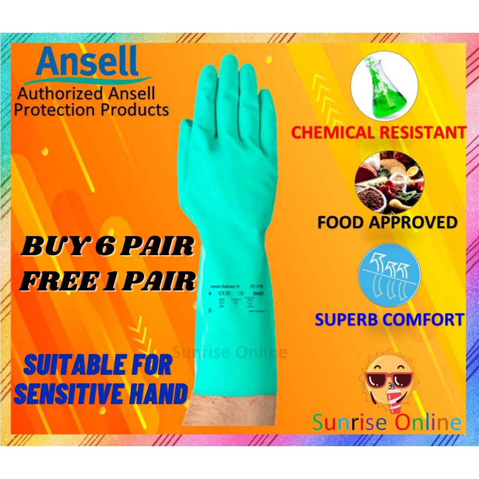 ansell dishwashing gloves