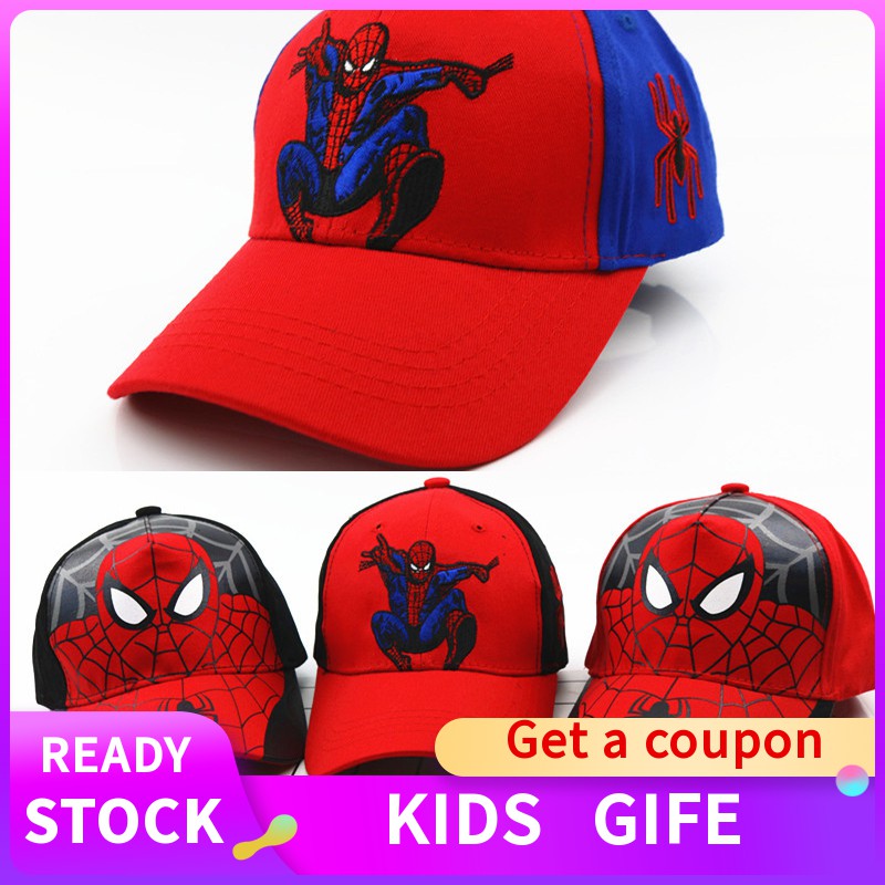 Children Boy Superhero Spiderman Batman Baseball Hip-Hop Caps Snapback Sport Hat