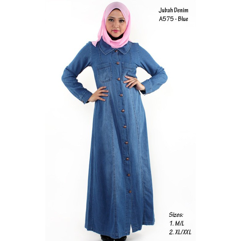 jubah denim