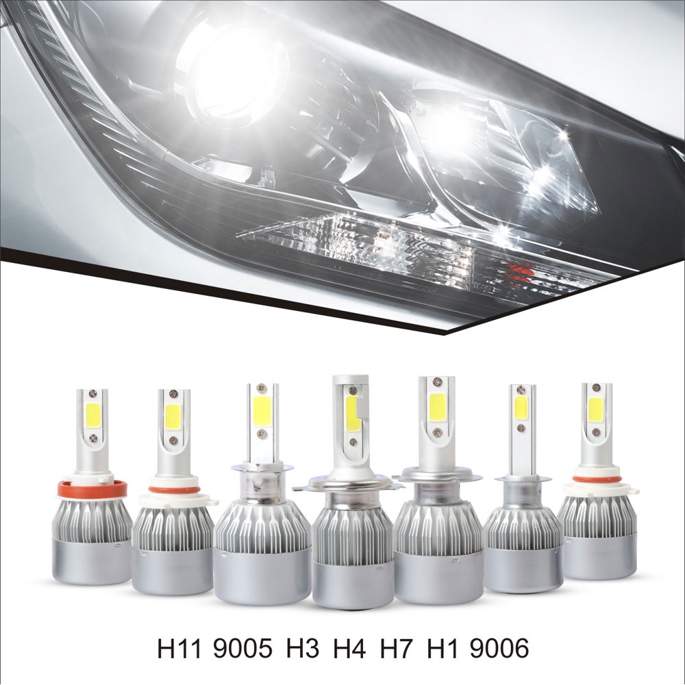 C6 LED SUPER BRIGHT Light Car Headlight Auto Head light Lamp 6500k White Light (H1 H3 H4 H7 9005(HB3)/9006(HB4) H8/H11)