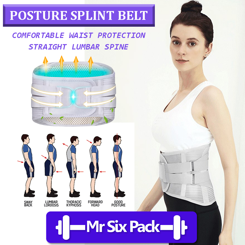 Breathable Posture Corrector Belt – Sizes Deal LivingSocial | Waist Posture  Correction Breathable Belt 