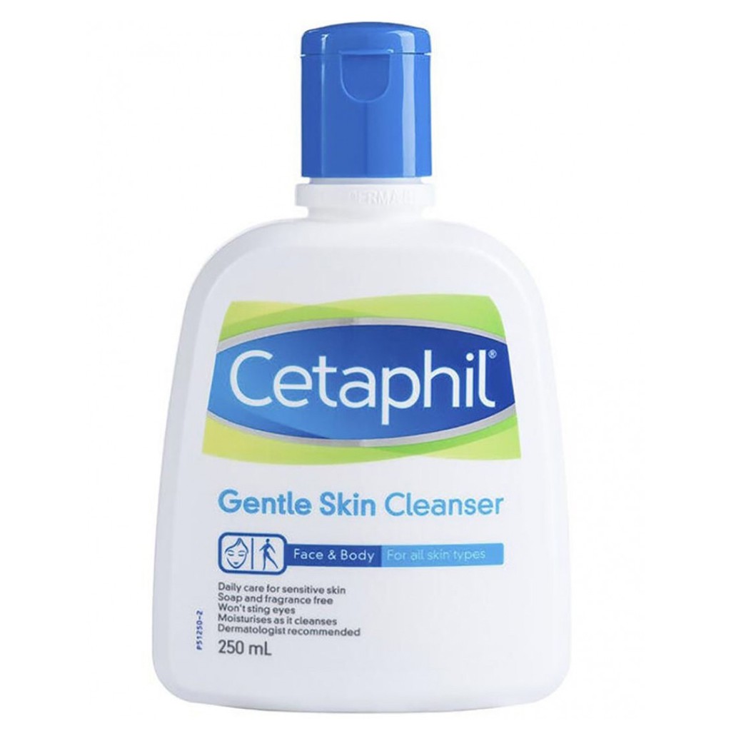 Cetaphil Gentle Skin Cleanser 250ml Face Body pH Neutral Sensitive Skin ...