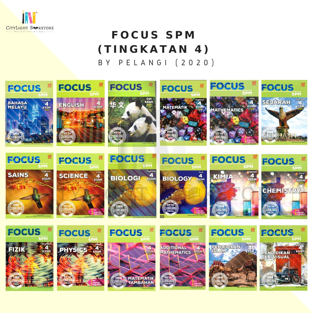 [CITYLIGHT] Buku Rujukan: Focus SPM Tingkatan 4 KSSM (2020 