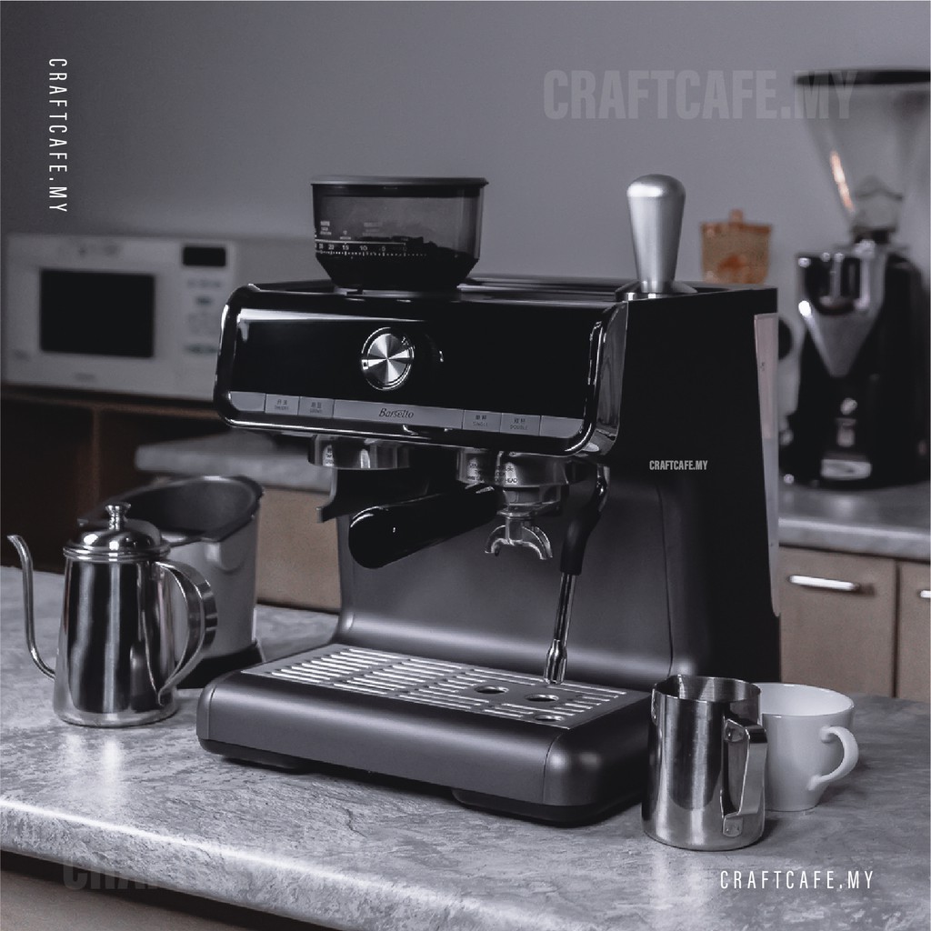 Barsetto BAE01 Compact Semiautomatic Coffee Machine - Single Boiler ...