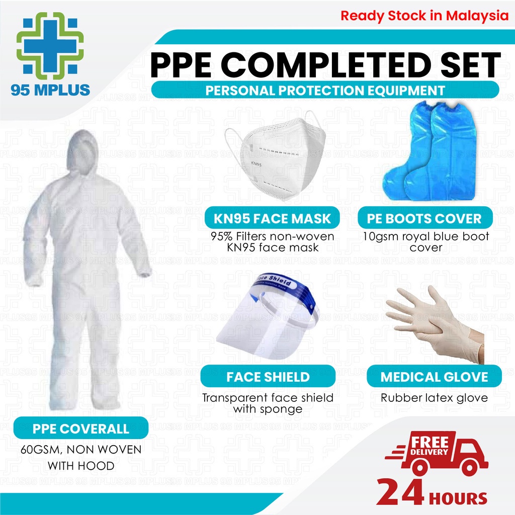 PPE COMPLETE FRONTLINER SET 【5in1】 | Shopee Malaysia