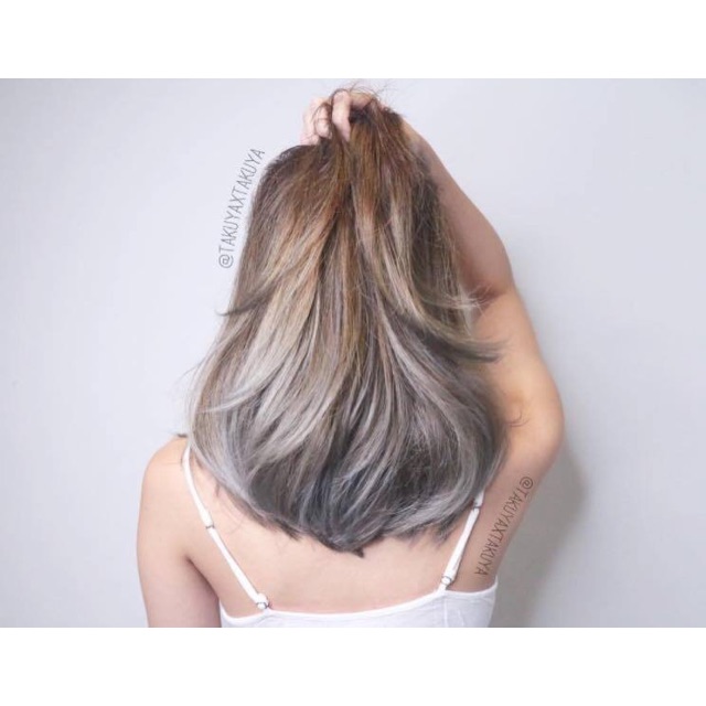 Buy2free1 Light Ash Flaxen Blonde 8 11 Color Cream Shopee Malaysia