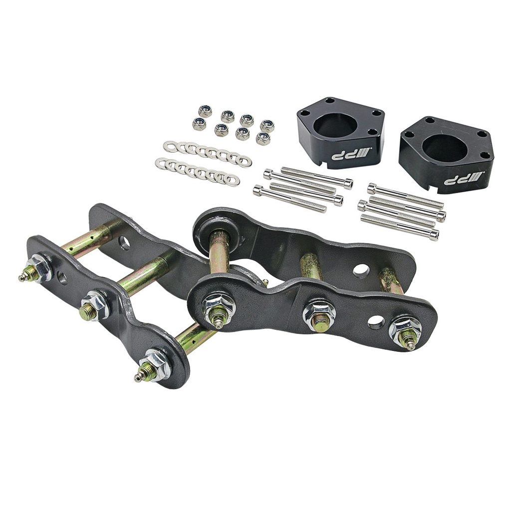 Upper Arm Ball Joint Spacer & 2" Rear Shackles Lift Kit For Toyota