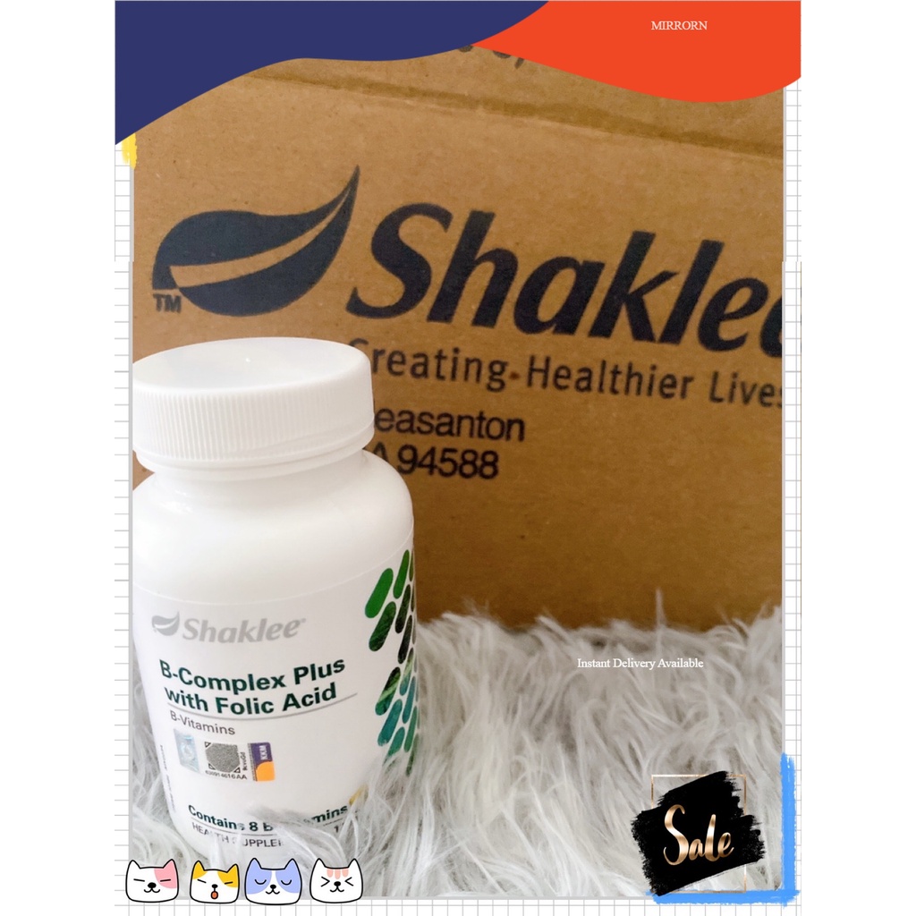 Original Shaklee Vitamin B Complex with Folic Acid Shopee Malaysia