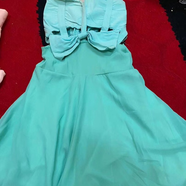 Dress atas lutut warna hijau mint | Shopee Malaysia