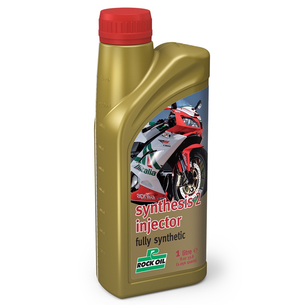 Rock Oil Synthesis 2 Injector 2 Stroke Lubricant (Fully Synthetic 2T