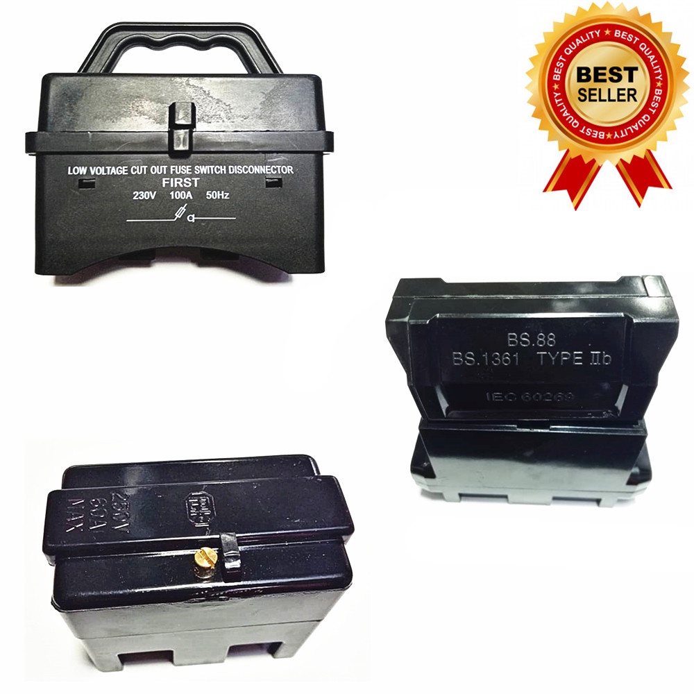 Lien Fusible Solide 100A HEAD Non Fusionné 415V - Pour Tests électriques Et Services Découpés