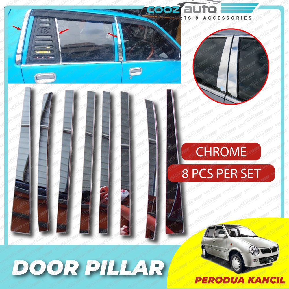 Perodua Kancil Chrome Door Window Pillar Trim Cover Shopee Malaysia