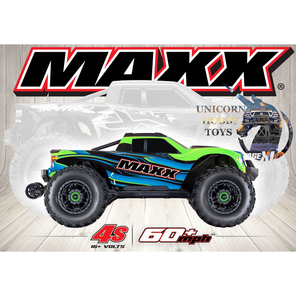 TraXXas MAXX 4S Monster Truck Off Road 