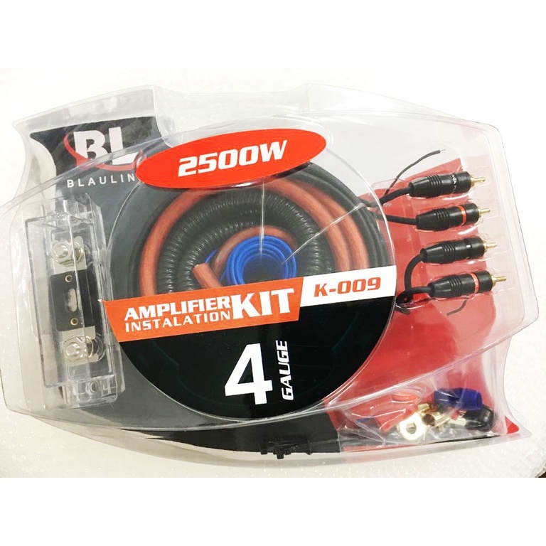 Offer 4 GA BLAULINE High Performance Car Audio Amplifire Power Cable