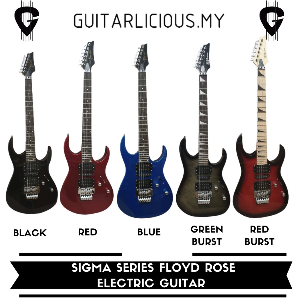 Floyd Rose Electric Guitar with Tremolo SIGMA RCStromm Gamma KG21 6