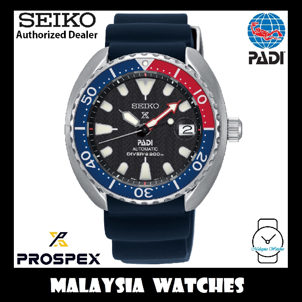 Seiko Prospex PADI SPECIAL EDITION Baby / Mini Turtle Automatic Diver's  200M SRPC41K1 Blue Silicone Strap Watch | Shopee Malaysia