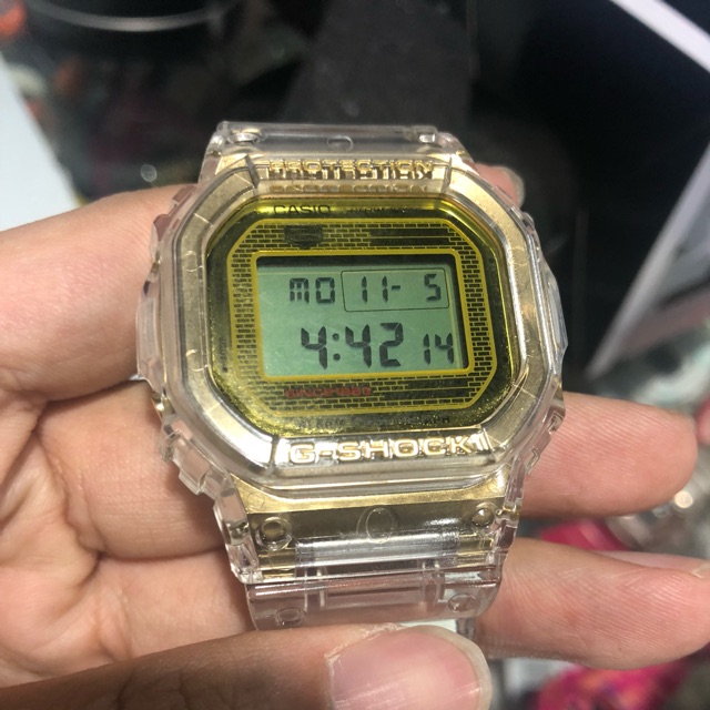 g shock 35th anniversary glacier gold