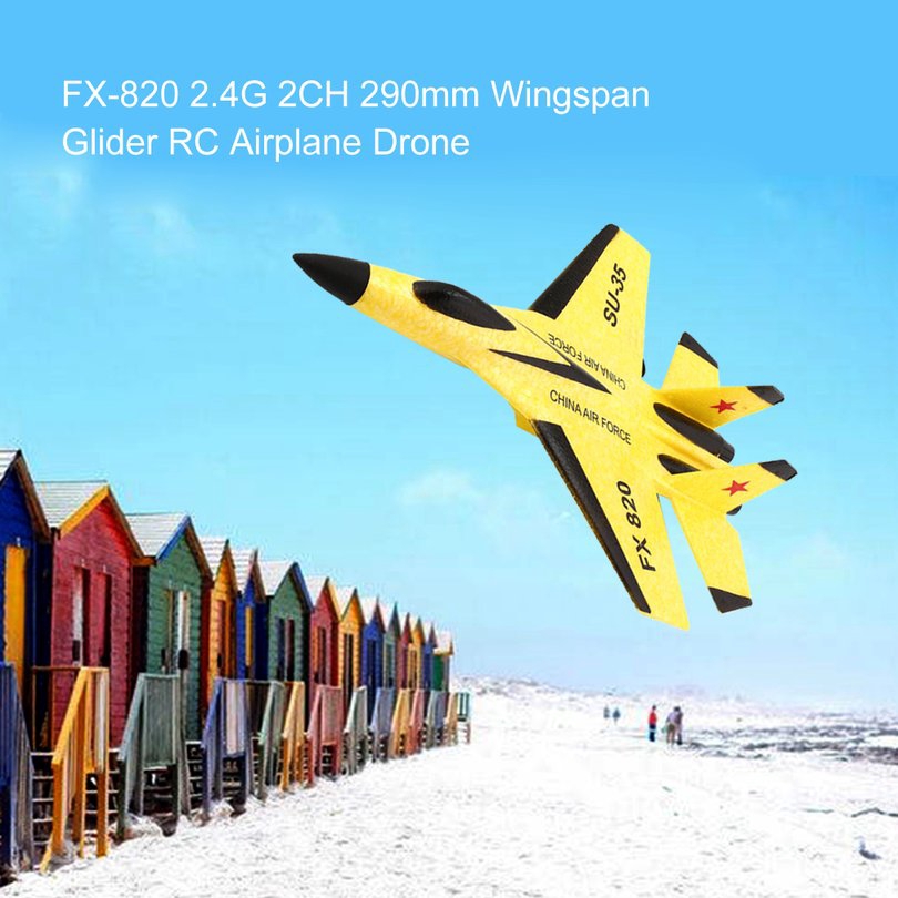 Fx Fx 0 2 4g Micro Glider 290mm Wingspan Fixed Wing Glider Rc Airplane Rtf Shopee Malaysia