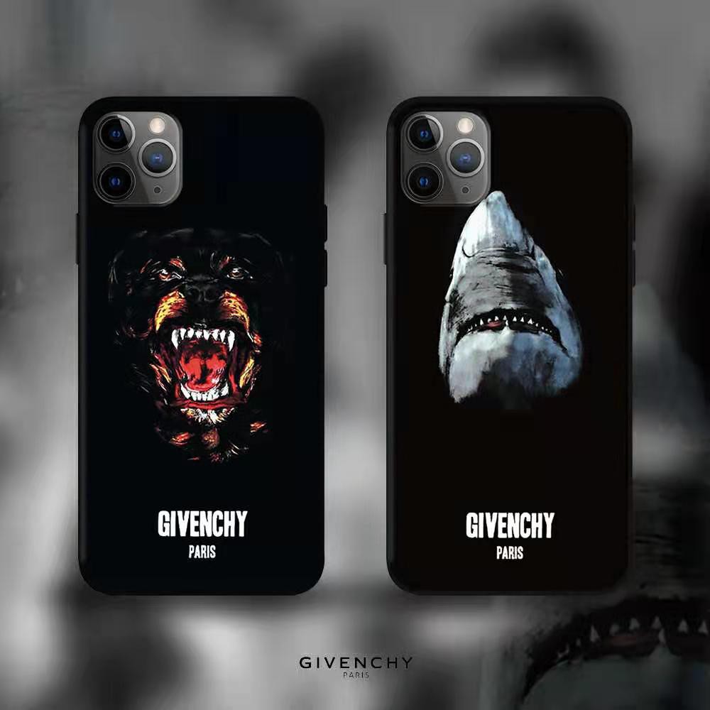 Fashion Trend Givenchy Shark Dog Head Phone Case For Iphone 12 Mini 12 Pro Max 7 8 Plus Se X Xr Xs Max 11 Pro Max Se Embossed Tpu Protective Case Shopee Malaysia