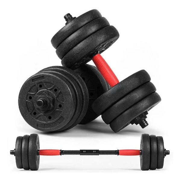 rubber adjustable dumbbells