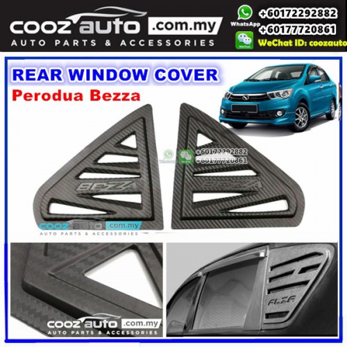 Perodua Bezza Carbon Rear Side Window Mirror Cover 