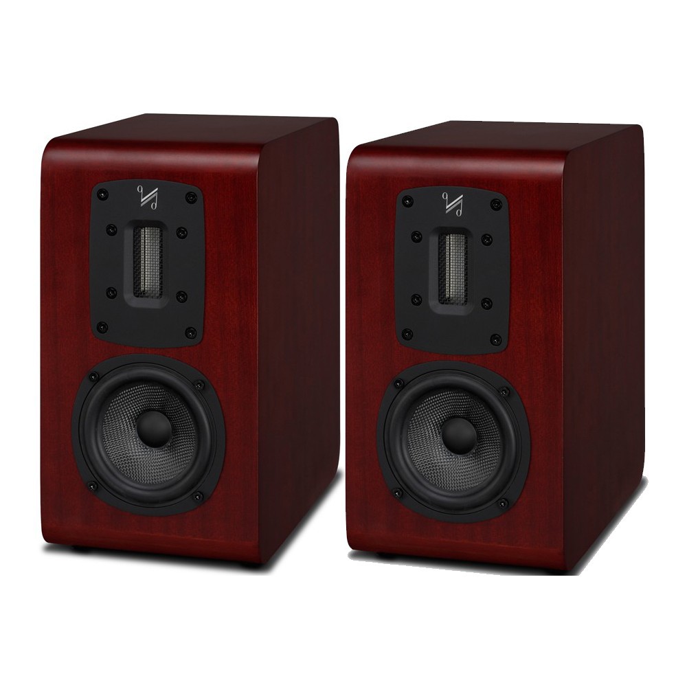 Quad S1 Ribbon Bookshelf Speaker (Mahogany) Shopee Malaysia
