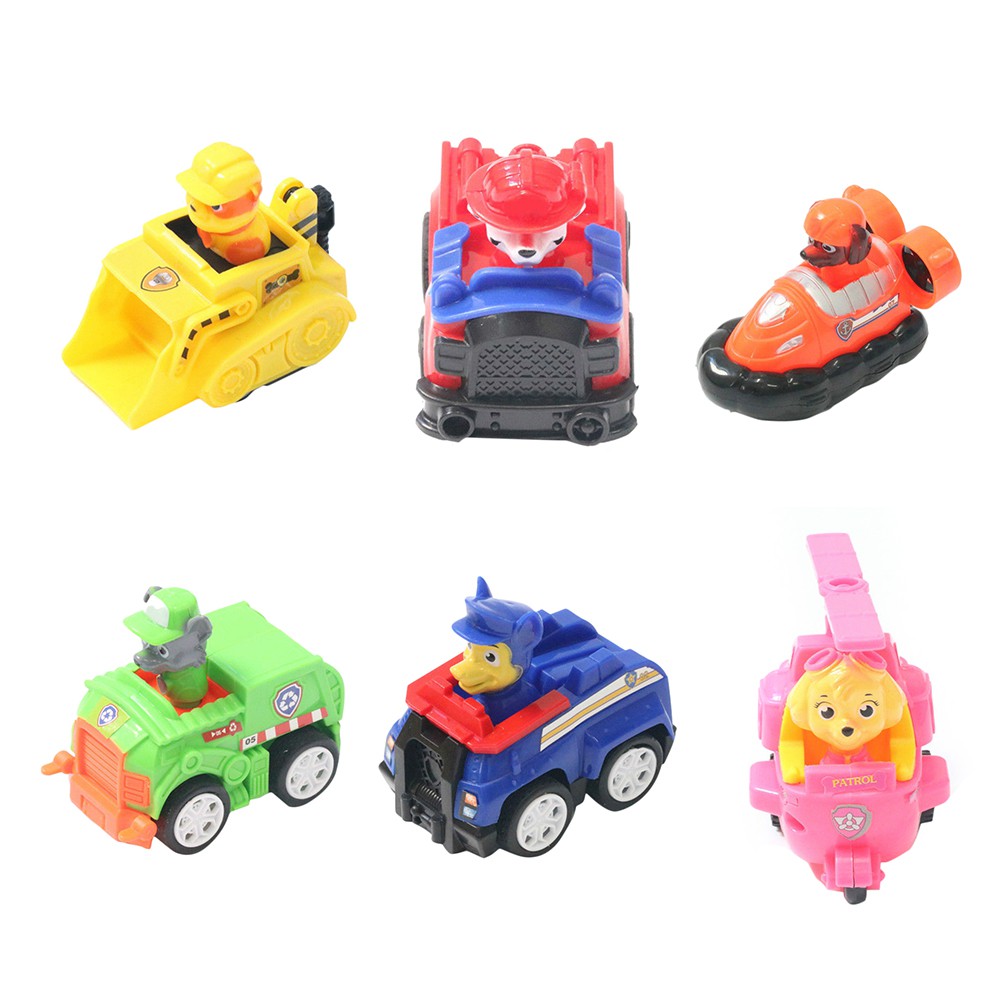 paw patrol pull back racers