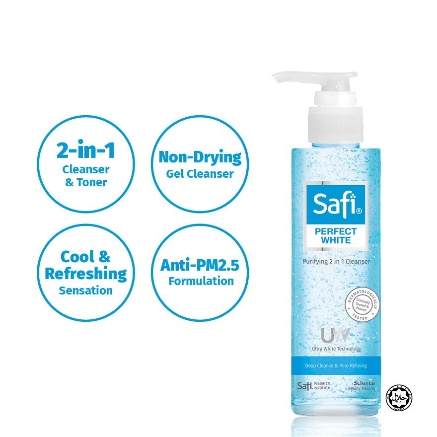 pencuci muka safi perfect white