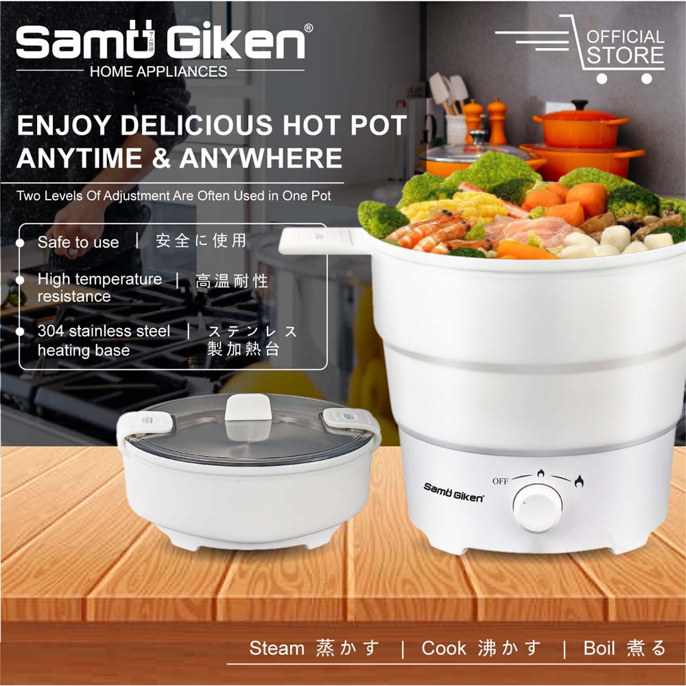 Buy Samu Giken Portable Folding Multi Functional Electric Travel Cooker 1l Seetracker Malaysia