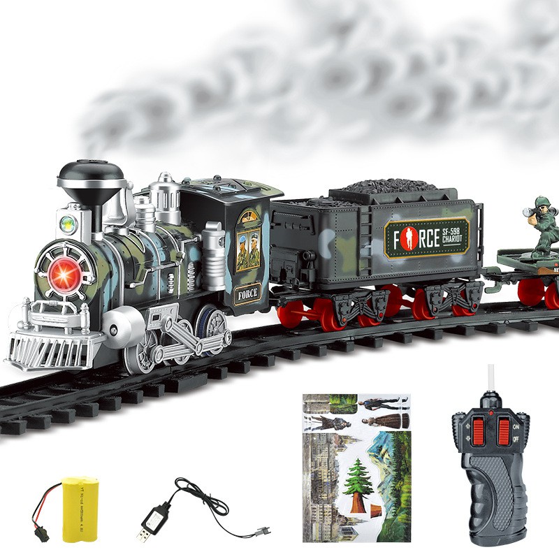 classic train set with smoke instructions