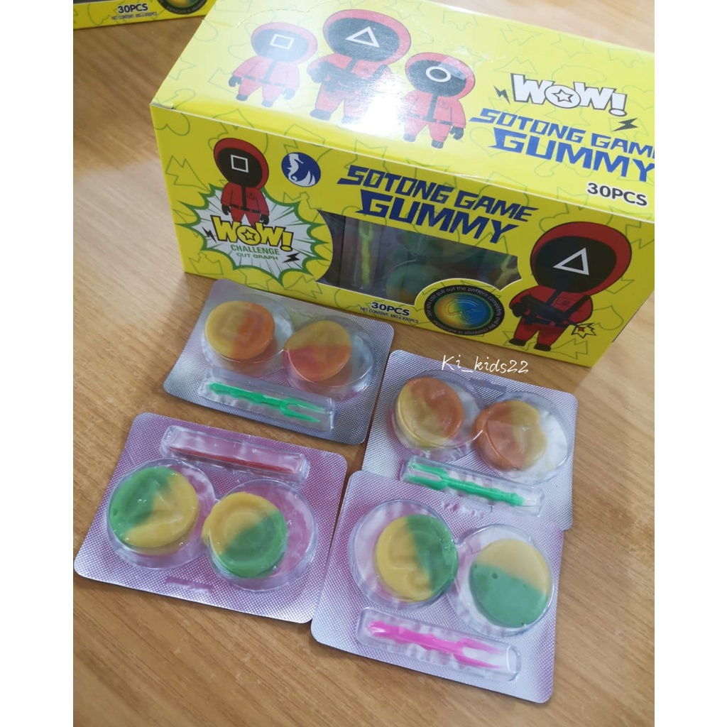 Halal (1Pcs) Sotong Game / Squid Game Gummy Chewy Candy Individual Pack
