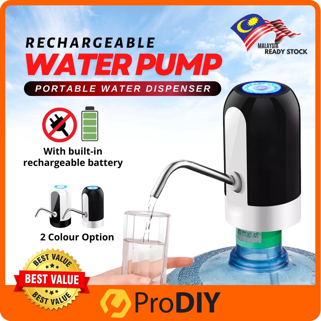 Water Dispenser Rechargeable Water Pump Home Drinking Bottle Mini Water Pump Portable Water Pump USB Charging