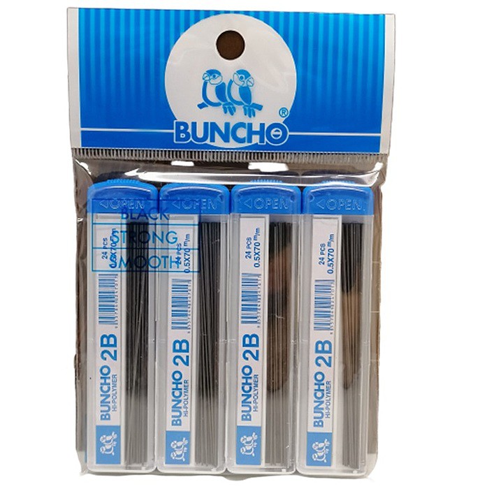 BUNCHO 2B PENCIL LEAD 0.5MM ( 4PCS ) Shopee Malaysia
