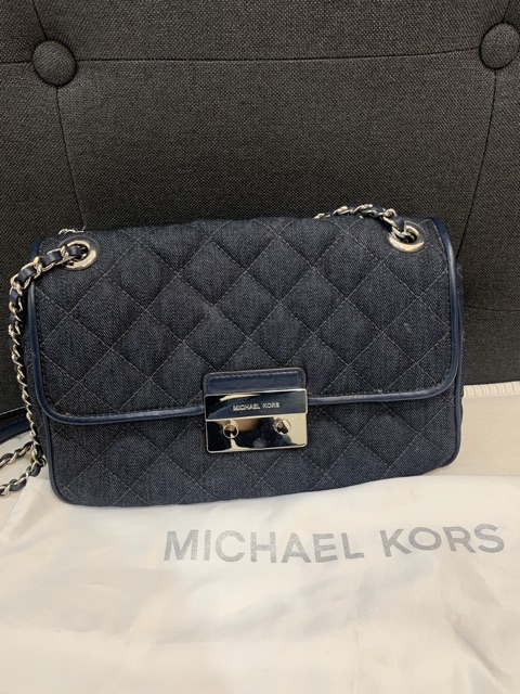 mk denim bag