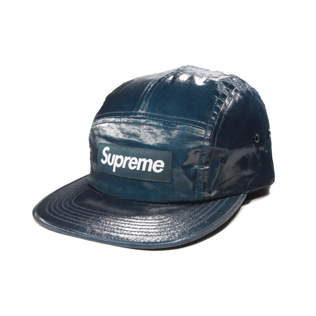 supreme coated linen camp cap