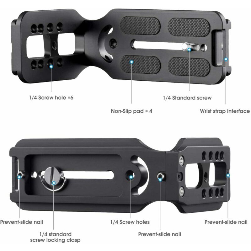 Universal L-Bracket Quick Release Plate Film Camera Strap Tripods Tripod for Camera Holder for Phone Dslr Plate Multitoo