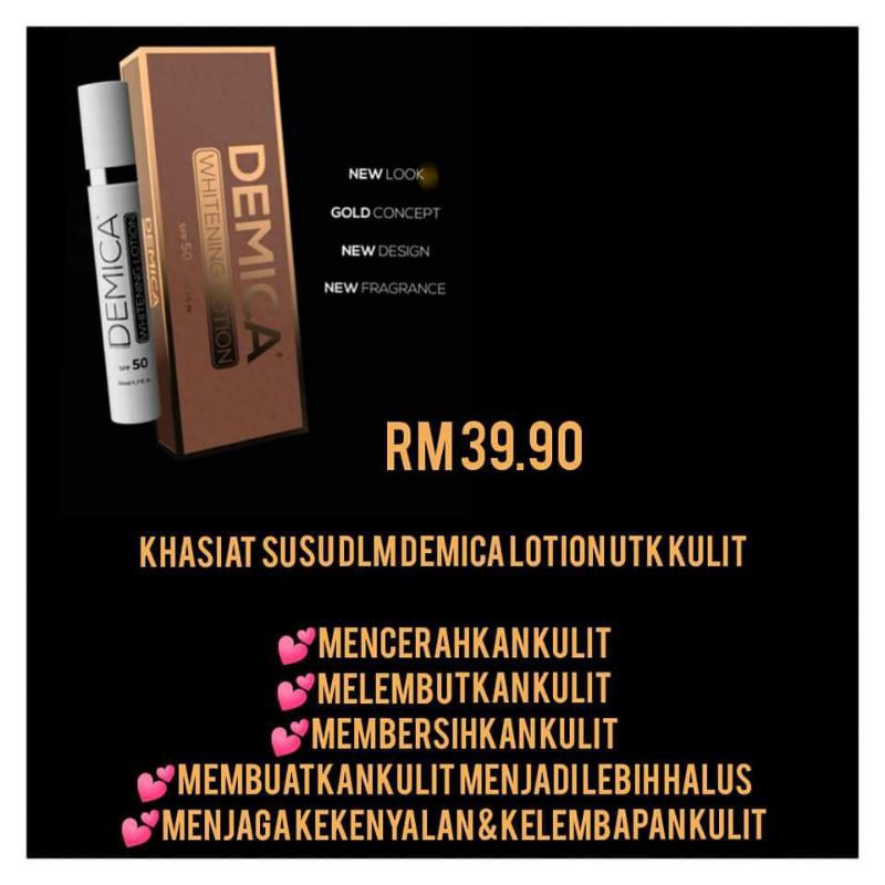 Buy New Look Demica Whitening Lotion Seetracker Malaysia